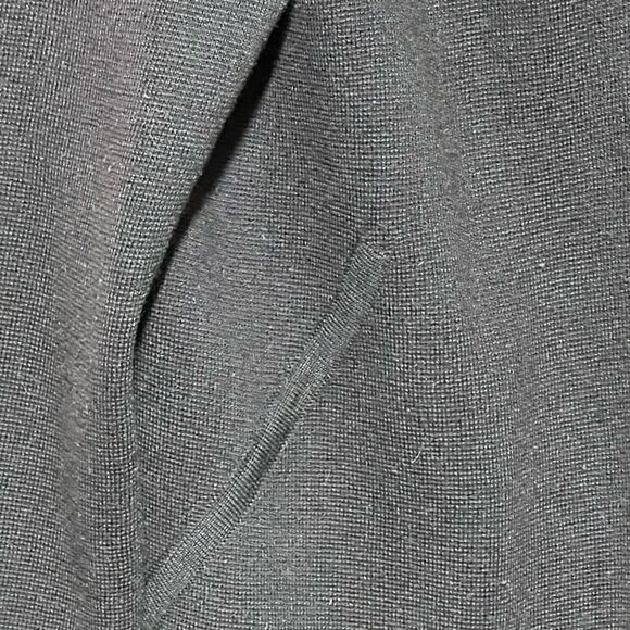 Kinross Cashmere Open Front Black Wool Silk Sweater Jacket Sz S - Picture 3 of 6